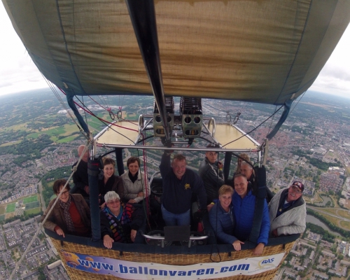 Ballonvaart vanaf Enschede naar Legden